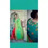 Crimson Color Dupioni Raw Silk Designer Sari blouse | FH563083839