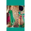 Green Color Dupioni Raw Silk Designer Sari blouse | FH563083841