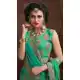 Embroidery Silk Green Color Wedding Sangeet Lehengas Choli | FH564784044