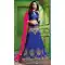 Blue Color Silk Embroidery Work Indian Festival Wear Lehengas Choli | FH564984060