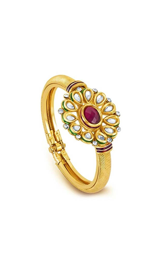 Women's Beautiful Gold Artificial Bangles | FH567784343