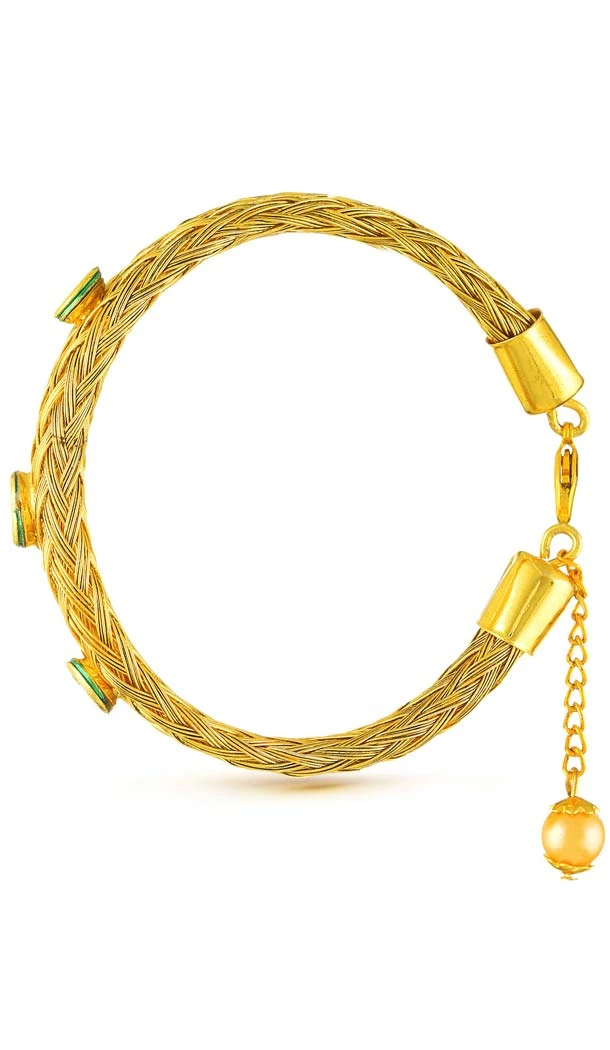 Gorgeous Women Gold Artificial Bangles | FH567784348
