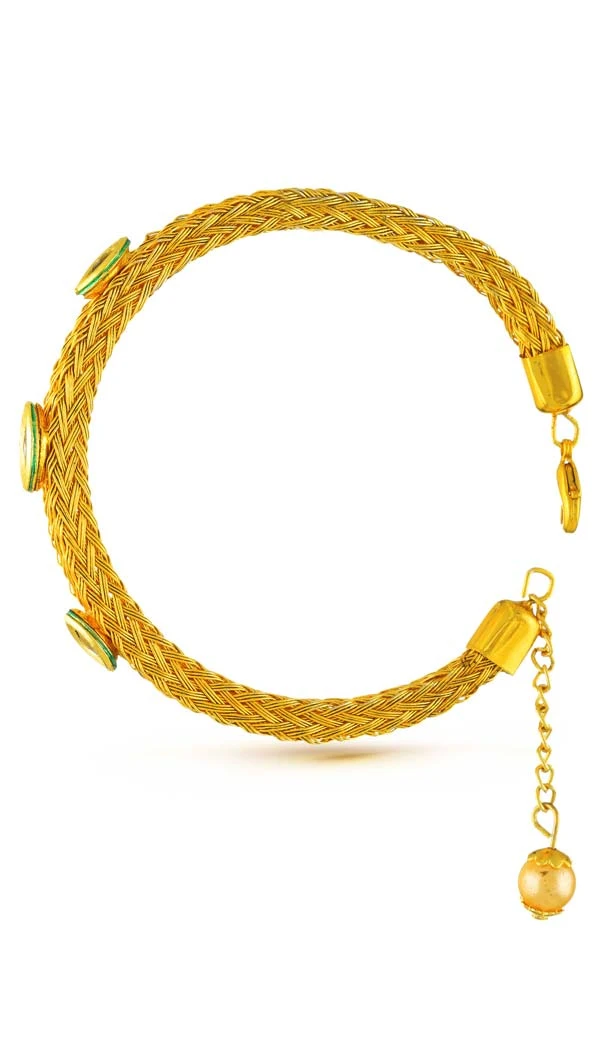Gorgeous Women Gold Artificial Bangles | FH567784349