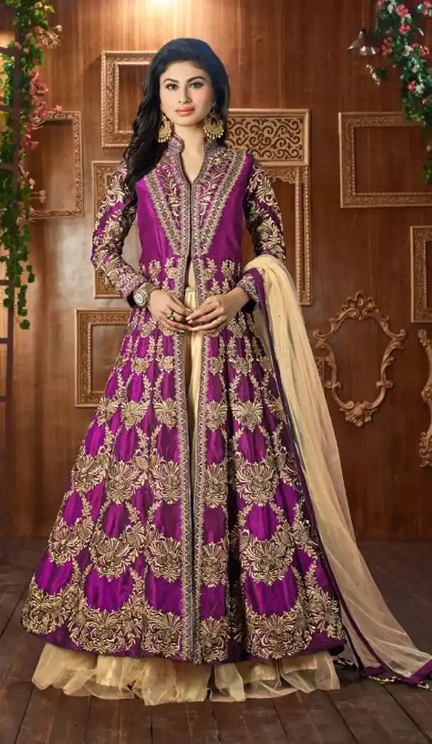 Mouni Roy Celebrity Salwar Kameez Collection in Pink Color | FH569384503