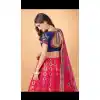Banarasi Silk Circular Style Traditional Lehenga Choli in Pink Color | FH572584800