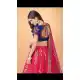 Banarasi Silk Circular Style Traditional Lehenga Choli in Pink Color | FH572584800