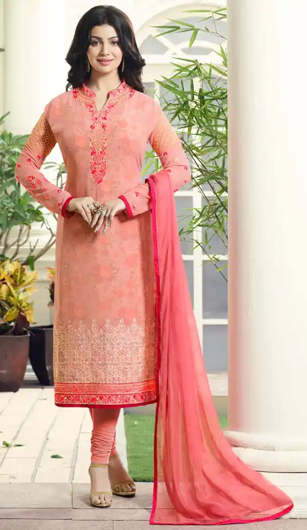 Bollywood Actress Ayesha Takia in Pink Color Straight Cut Dresses | FH579785645