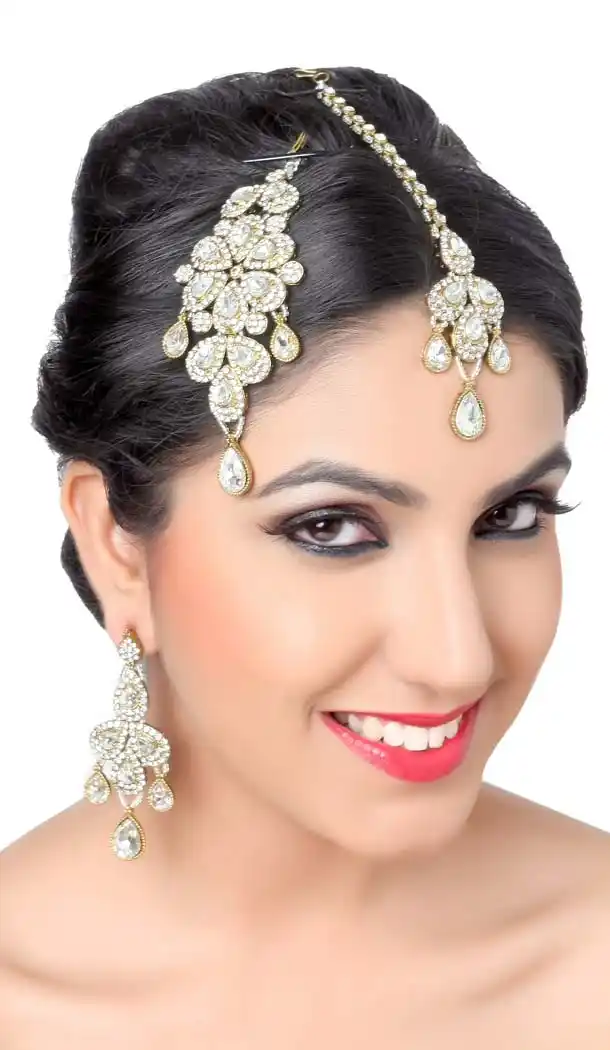 Women Perfect look White Artificial Jewellery Brass Earrings | FH610788812