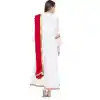 White Color Faux Georgette Designer Wear Ready-made Suits | FHRT727332249