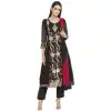 Black Color Faux Georgette Designer Wear Ready-made Suits | FHRT727332250