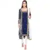 Blue Color Faux Georgette Designer Wear Ready-made Suits | FHRT727332252