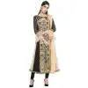 Beige Color Faux Georgette Designer Wear Ready-made Suits | FHRT727332253