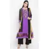 Purple Color Faux Georgette Readymade Palazzo Suit | 310636150