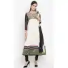 Faux Georgette Crème Color Readymade Churidar Suit | 310636155