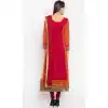 Multicolour Color Faux Georgette Readymade Churidar Suit | 310636164