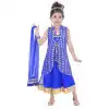 Stunningly Blue Color Net Embroidery Readymade Salwar Kameez | 332139280