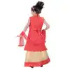 Red Color Net Embroidery Readymade Kids Girls Suit | 332139282