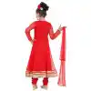 Red Color Net Readymade Kids Girls Churidar Suit | 332139295