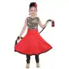 Black Red Color Net Readymade Kids Girls Churidar Suit | 332139299