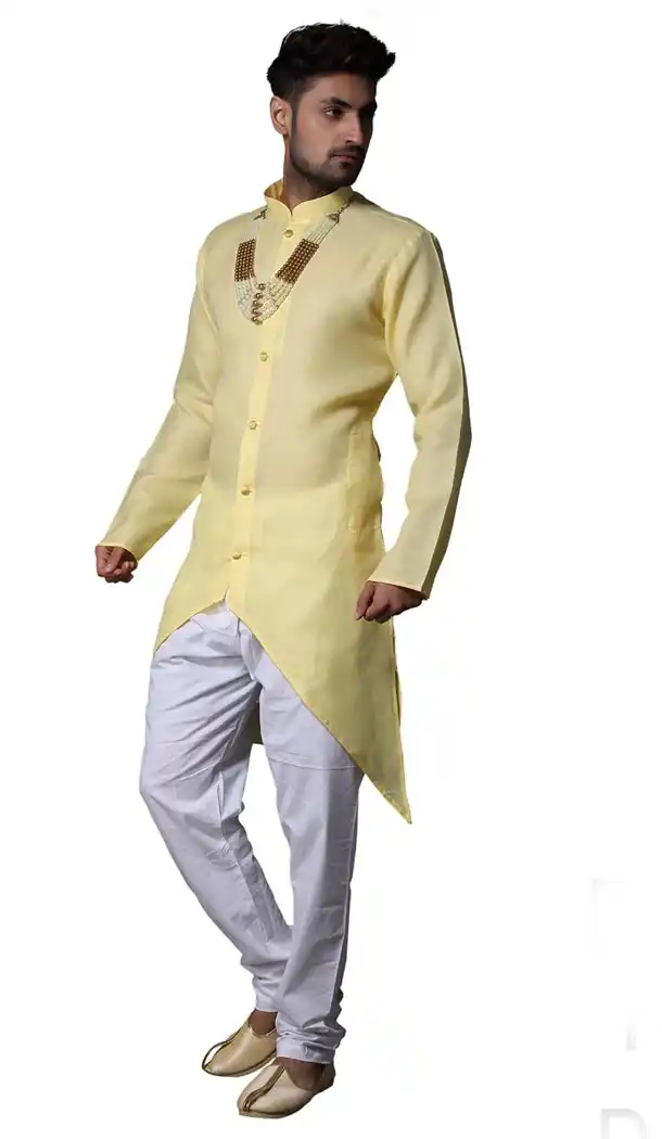 Majesty Fon Color Plain Cotton Casual kurta Pajama | 336639838