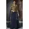 Blue Gold Color Jacquard Designer Womens Lehenga Choli | 323937837