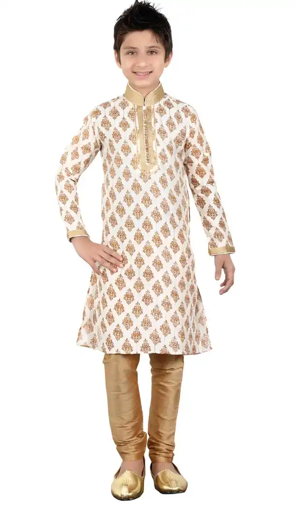 Multi Color Cotton Party Wear Boy Kurta Pajama | 330639074