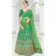 Green Color Silk Satin Heavy Designer Wedding Lehenga Choli | 346940992