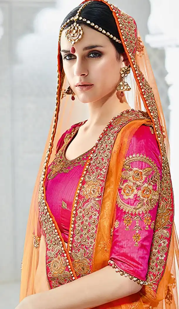 Beige Color Banarasi Heavy Designer Wedding Lehenga Choli | 346940994