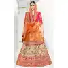 Beige Color Banarasi Heavy Designer Wedding Lehenga Choli | 346940994