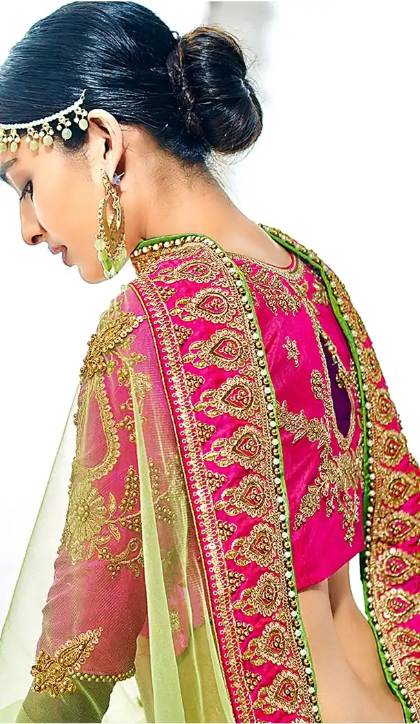 Pink Color Banarasi Heavy Designer Wedding Lehenga Choli | 346940995