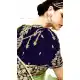 Dark Blue Color Velvet Heavy Designer Wedding Lehenga Choli | 346940998
