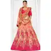 Pink Color Banarasi Heavy Designer Wedding Lehenga Choli | 346941000