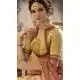 Greenish Yellow Color Pure Banarasi Silk Lahanga Choli | 342640544