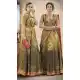 Green Color Pure Banarasi Silk Lahanga Choli | 342640549