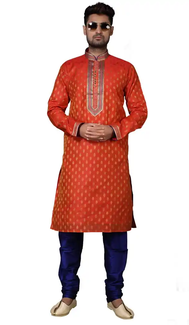 Maroon Color Taser Silk Readymade Kurta Pajama | 336739856
