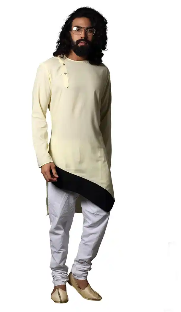 Cream Color Cotton Readymade Kurta Pajama | 336739859