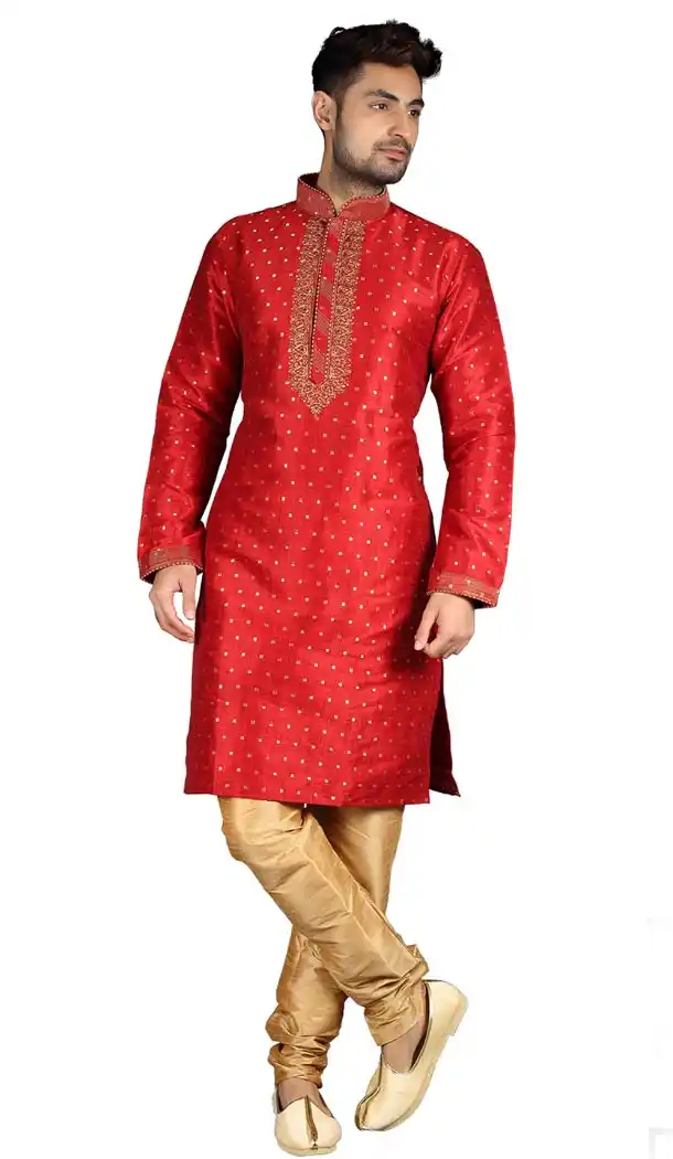 Glamorous Maroon Color Silk Readymade Kurta Pajama | 336739869