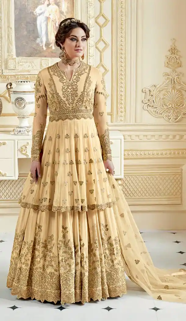 Yellow Color Heavy Net Designer Attractive Lehenga Suits | 347741062