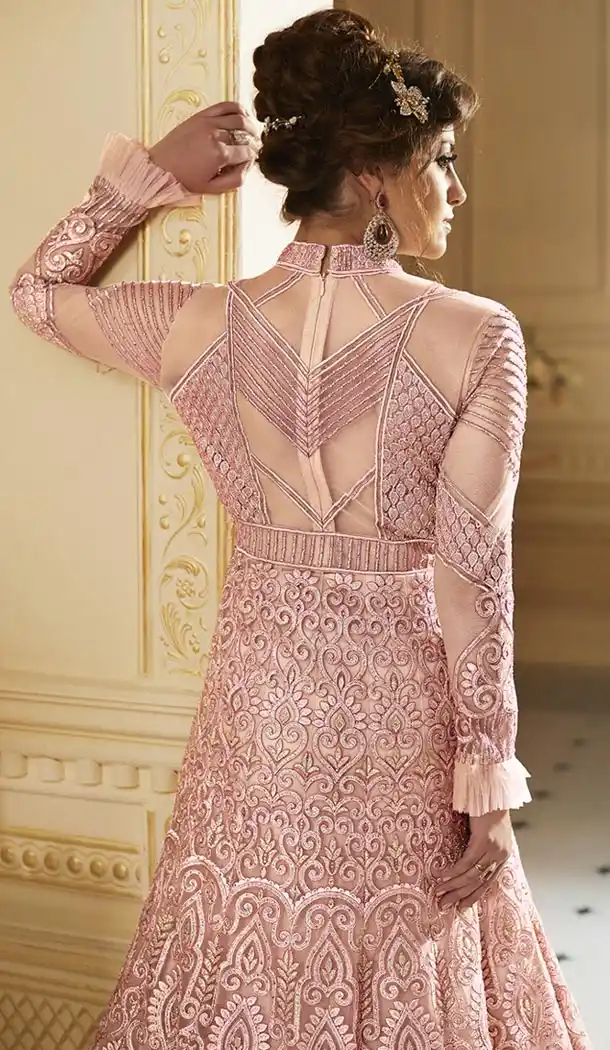 Pink Color Heavy Net Designer Attractive Lehenga Suits | 347741063