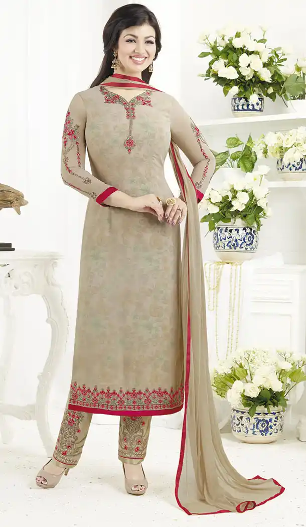 Ayesha Takia Majesty Off White Salwar Kameez | 355742048