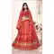 Divine Red Net Heavy Designer Wedding Lehenga | 354241901