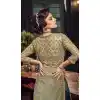 Grey Color Premium Net Designer Wear Salwar Kameez | 358442436
