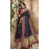 Nevy Blue Color Pure Banarasi Silk Designer Saree | 358142404
