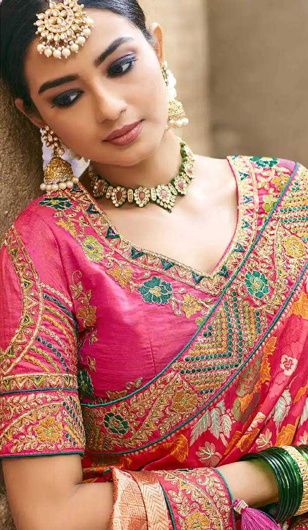 Contemporary Red Color Pure Banarasi Silk Designer Saree | 358142414