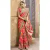 Contemporary Red Color Pure Banarasi Silk Designer Saree | 358142414