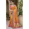 Orange Color Pure Banarasi Silk Designer Saree | 358142418