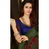 Flamboyant Green Color Rangoli Georgette Saree | 361542940