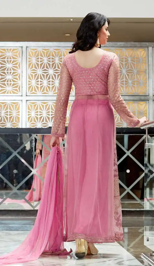 Pink Color Net Exclusive Heavy Designer Lehenga Suit | 364943370
