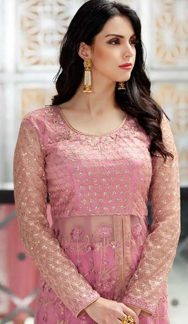 Pink Color Net Exclusive Heavy Designer Lehenga Suit | 364943370