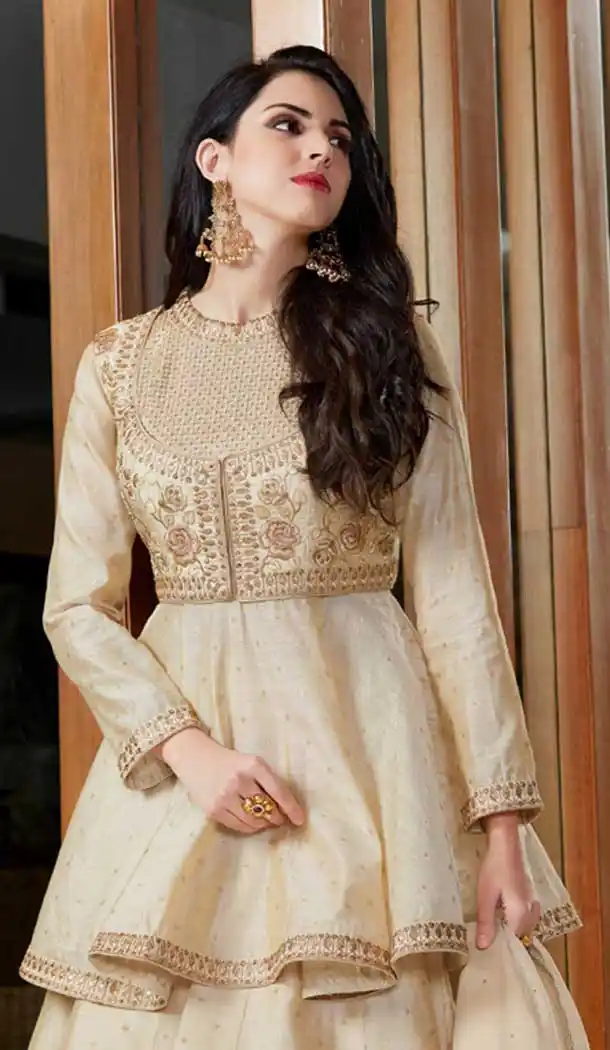 Gold Color Australian Exclusive Heavy Designer Lehenga Suit | 364943372